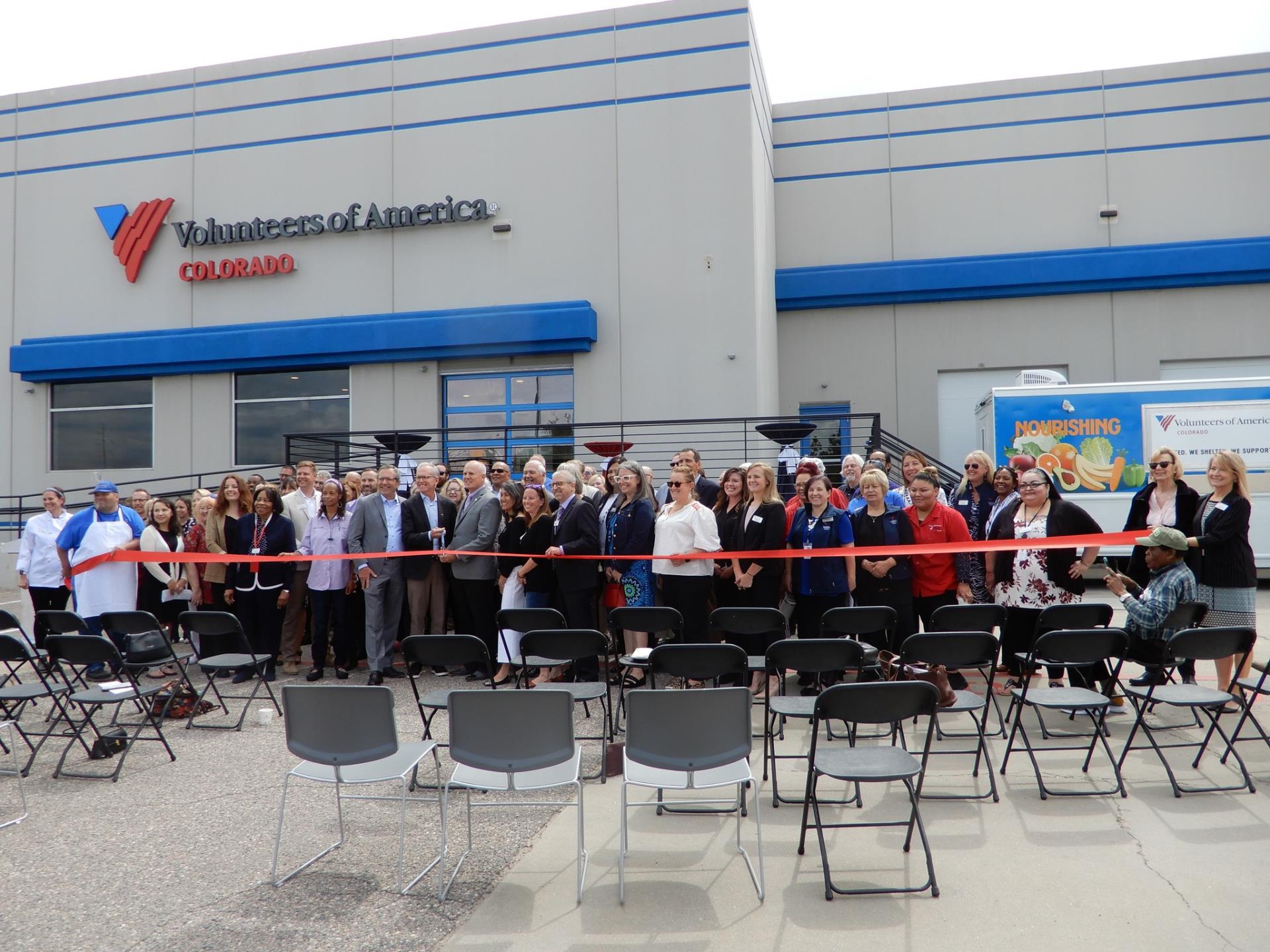 Volunteers of America ribbon cutting