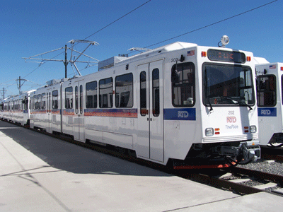 RTD light rail train